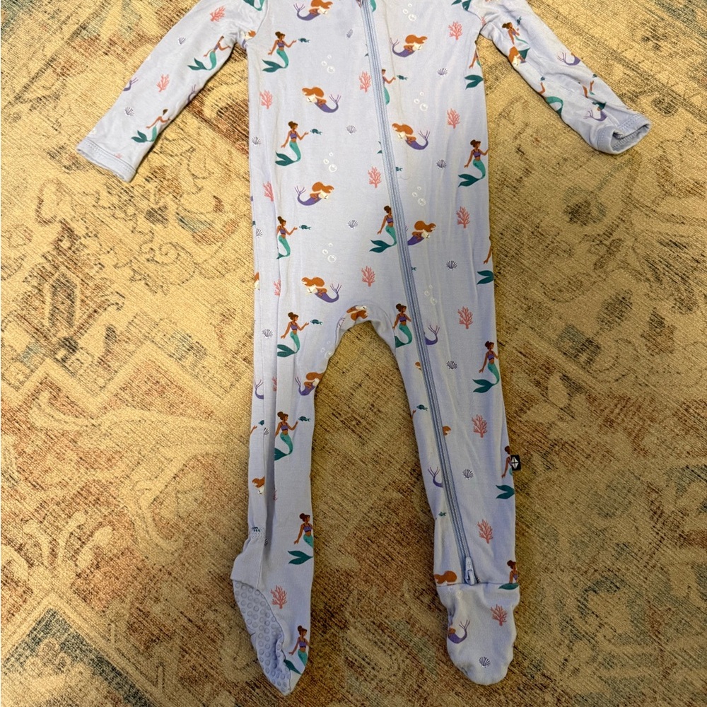 Kyte BABY Lavender Mermaid Kids Footie